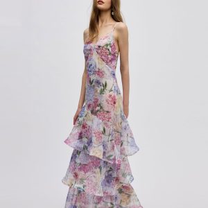 Ciel Margot ruffle maxi dress