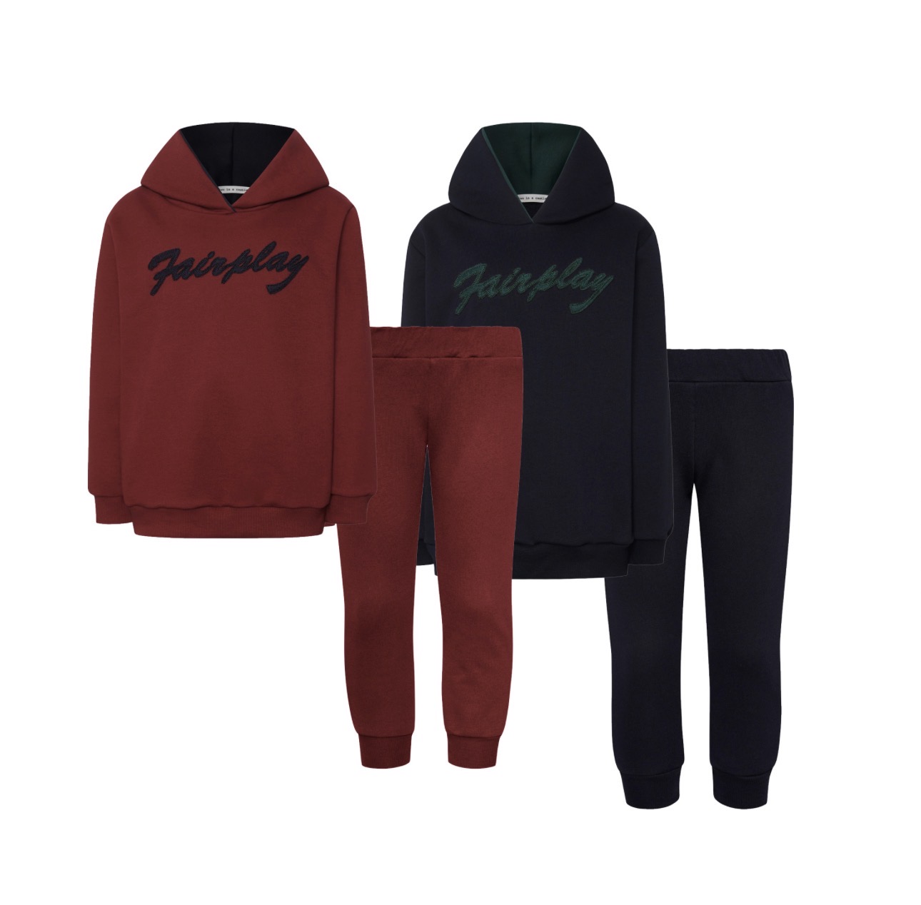 T6949 Mr Mushroom Fairplay Hooded Set Bordaux - Image 2