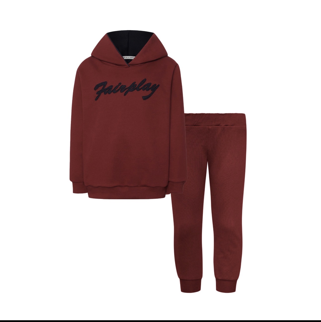 T6949 Mr Mushroom Fairplay Hooded Set Bordaux