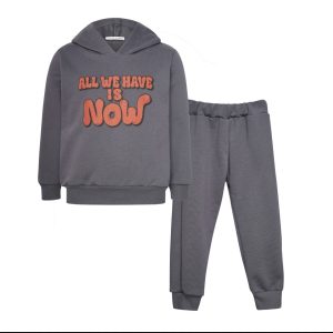 T6927 The Now Hooded Top & Straight Pants Set