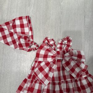 May Picnic Set Bow Vichy – Newborn