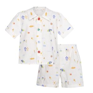 T7301 Islander Hawaii Shirt And Shorts Baby Set