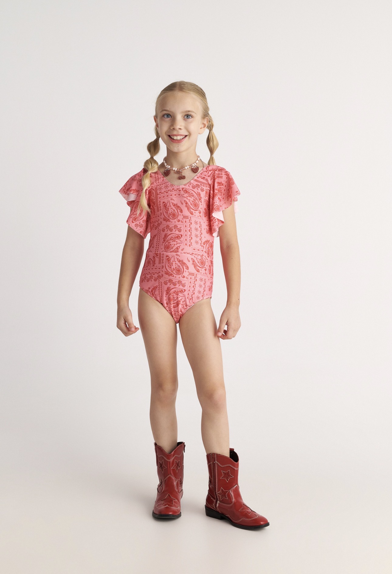 T7426 Bandana Allover Swimsuit