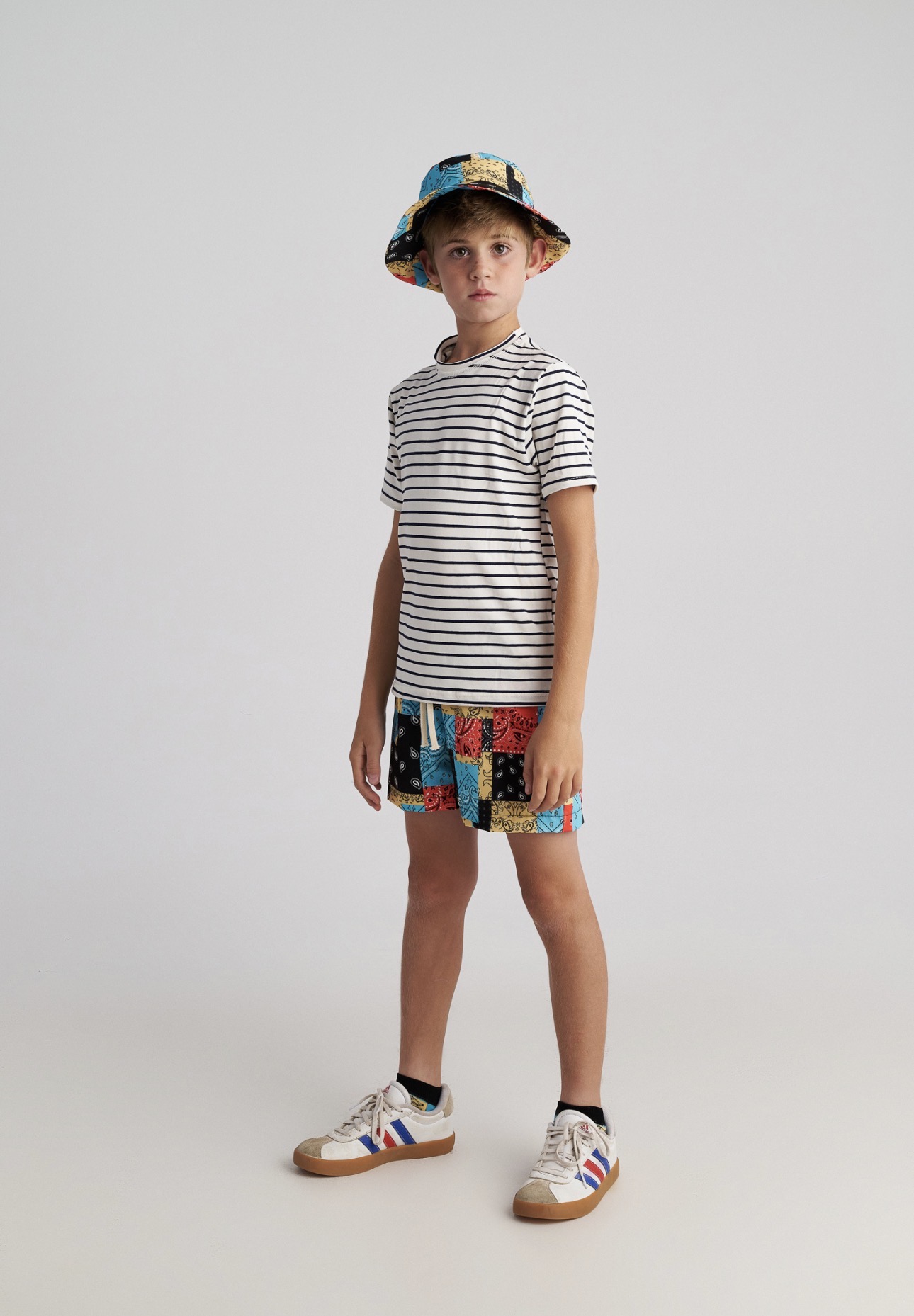 T7469 Little Pirate Allover Shorts