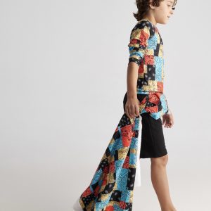 T7468 Little Pirate Allover Long Sleeve Top