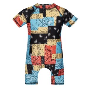 T7467 Little Pirate Allover Swimsuit