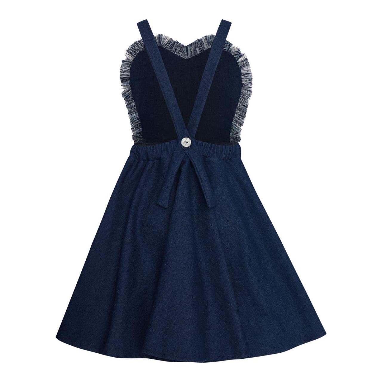 Φόρεμα Τζιν Κορίτσι Two In A Castle-T6520-Blue Denim - Image 2