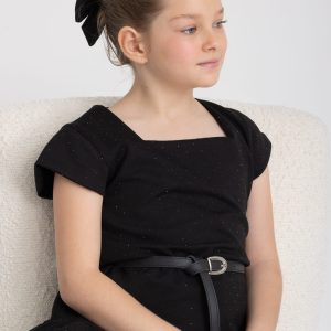 DRESS WITH METALLIC