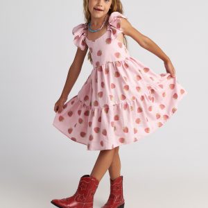 T7079 Summer Tart 3-Layer Ruffle Dress for Kids