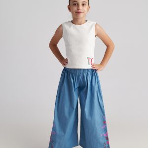 T7190 Mermaid & Shells Set Tank Top & Wide Leg Pants
