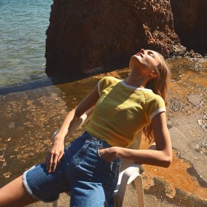 Sac&Co Olivia Mid Blue shorts