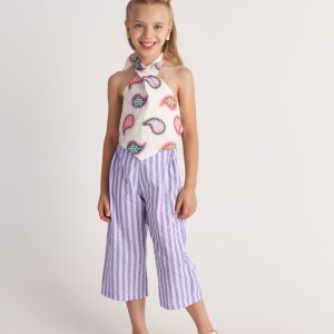 T7126 Radiant Scarf 2-Piece Jumpsuit