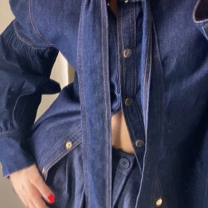 Denim πουκάμισο