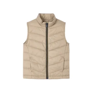 Αμάνικο Μπουφάν 3371 Μπεζ Regular Fit