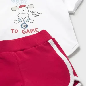 Σετ t-shirts και παντελόνι 1627 Λευκό Regular Fit