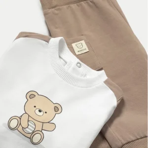 Σετ φόρμας 1612 Μπεζ Regular Fit