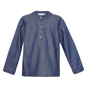 Πουκάμισο Arlequin Denim Mao Shirt της Two In a Castle