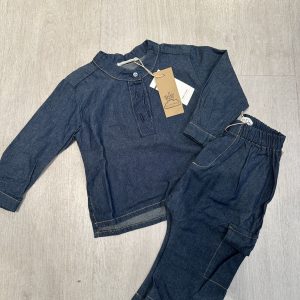 Σετ Πουκάμισο Arlequin Denim Mao Shirt της Two In a Castle