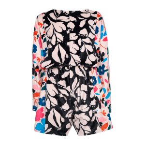 T5528 GARDEN STROLL MIXED VELVET PLAYSUIT KID PLUS