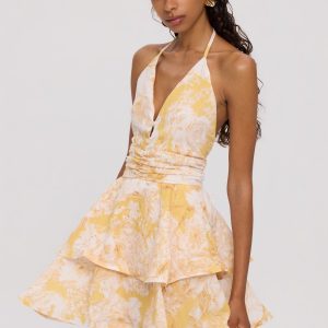 SOLEN LINEN MINI DRESS