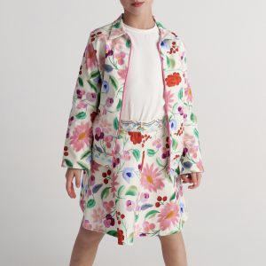 T7717 Here Comes The Spring Allover Jacket