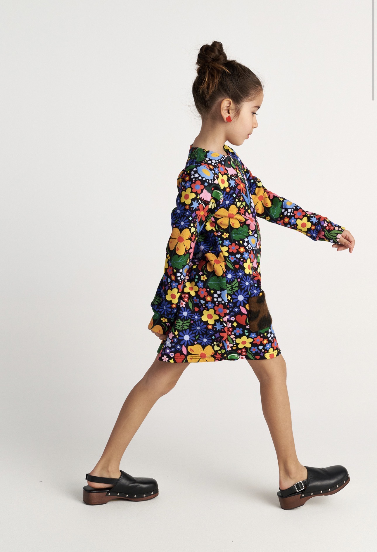 T7645 Flower Sky Allover Sweater Playsuit - Image 2