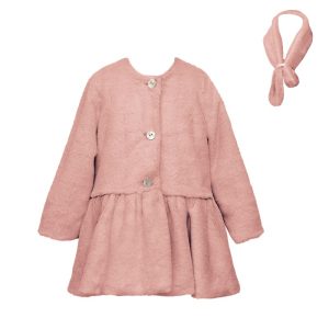 Γουνάκι Παλτό Κορίτσι Two In A Castle-T7679-Pink