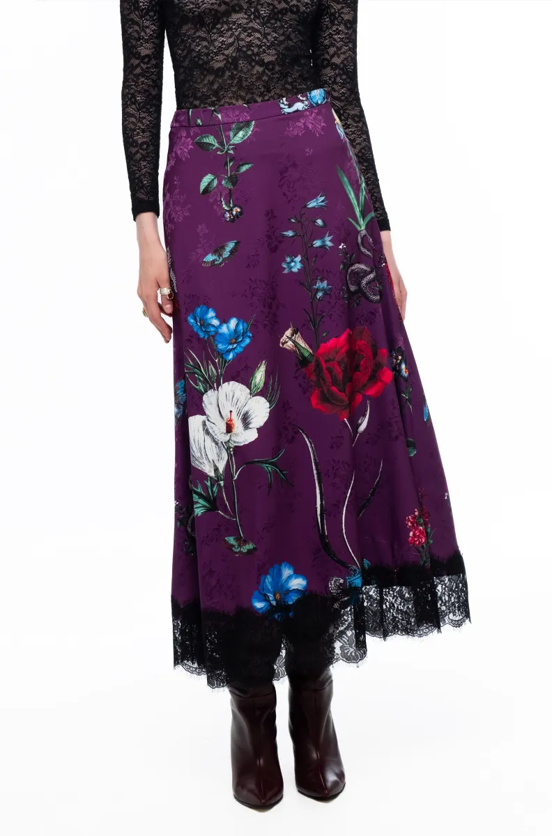 VIOLET ΜΑΚΡΙΑ ΦΟΥΣΤΑ - Jacquard - Image 2
