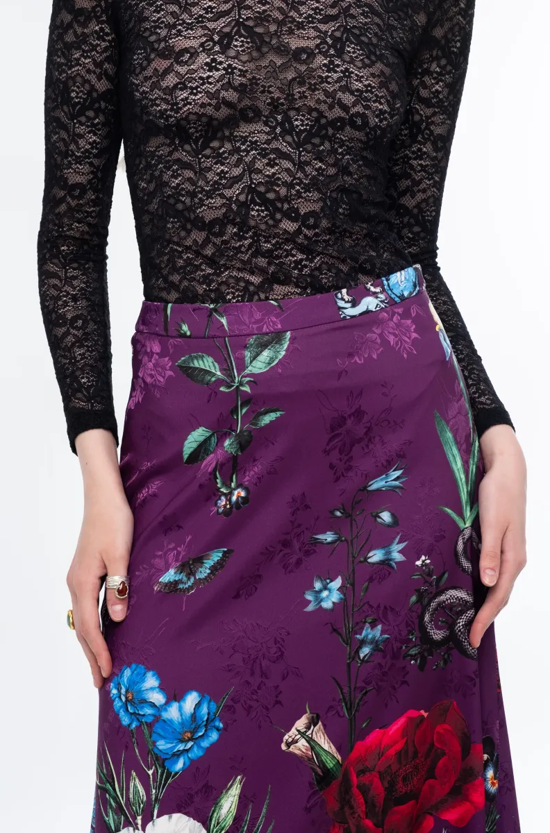 VIOLET ΜΑΚΡΙΑ ΦΟΥΣΤΑ - Jacquard - Image 3