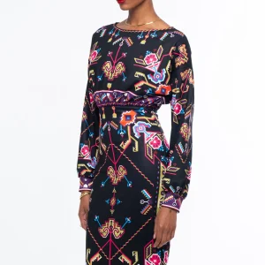 EMBLEM MIDI DRESS