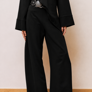 NEMA RESORTWEAR Παντελόνι Barrel BLACK